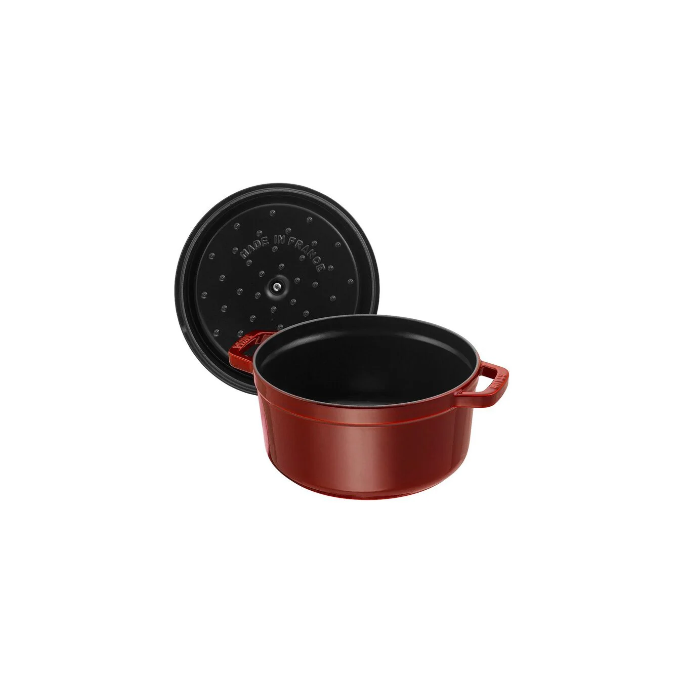 COCOTTE STAUB FONTE 28CM ROUGE 